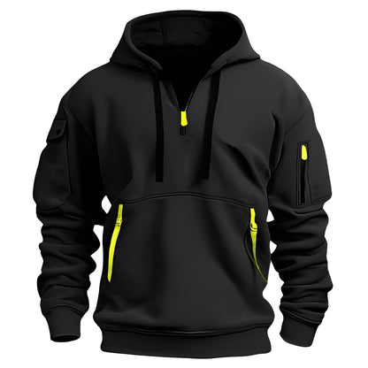 Burton - Männer-Hoodie mit halbem Reißverschluss