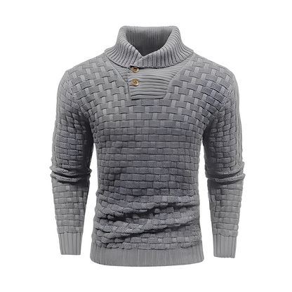 Branson - Bequemer Herrenpullover mit hohem Kragen