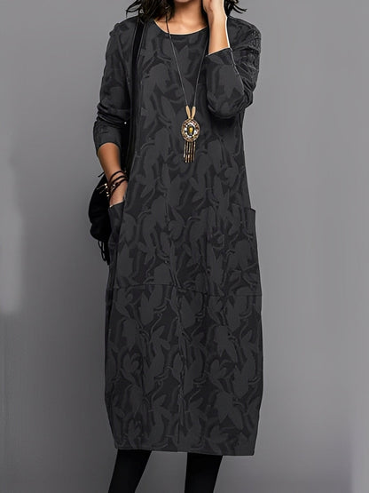 Kadence - Stilvolles Damenkleid mit langen Ärmeln
