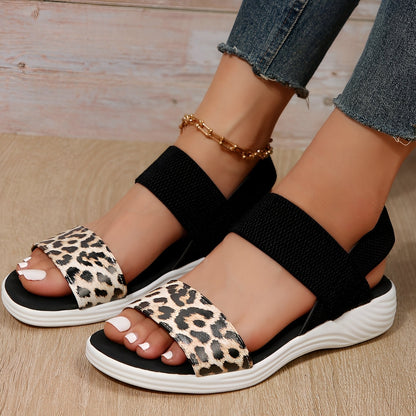 Jessika - Komfortable flache Damensandalen aus Flyknit