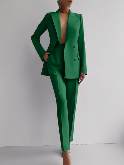 Nydia - Modisches Set für Damen mit schmalem Blazer und Hose