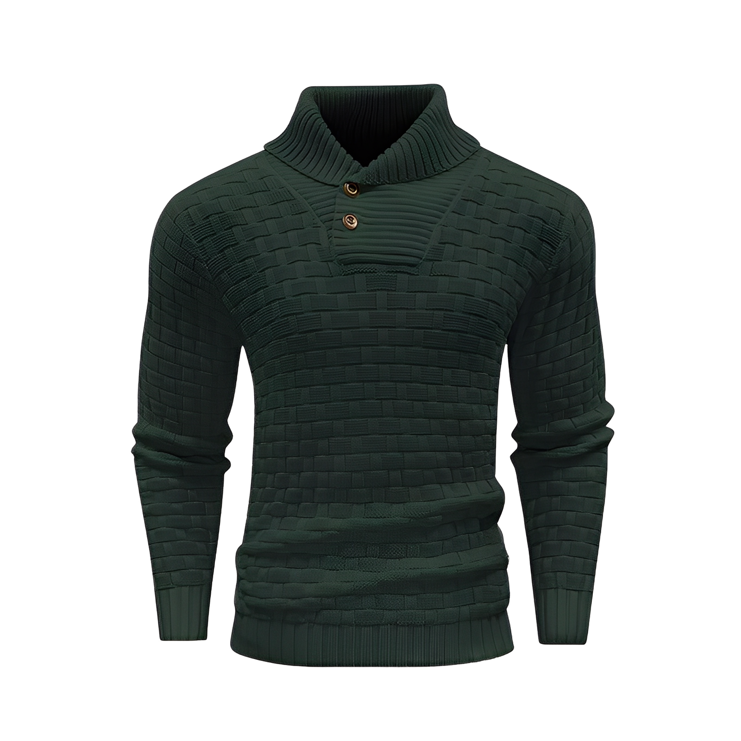 Branson - Bequemer Herrenpullover mit hohem Kragen