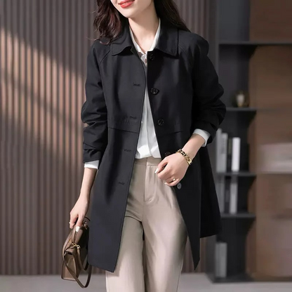 Elise – Kurzer Trenchcoat mit einem Knopf
