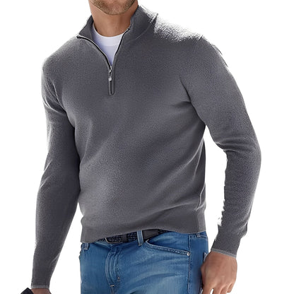 Fredric - Gemütlicher Pullover für Herren mit Zipper