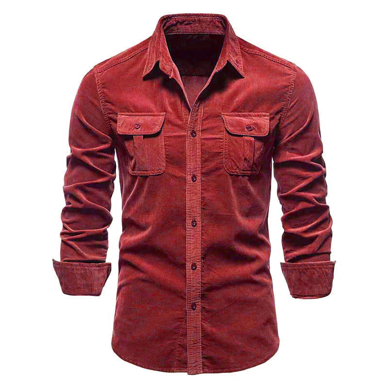 Rowen - Einfaches Herrenshirt mit Taschen