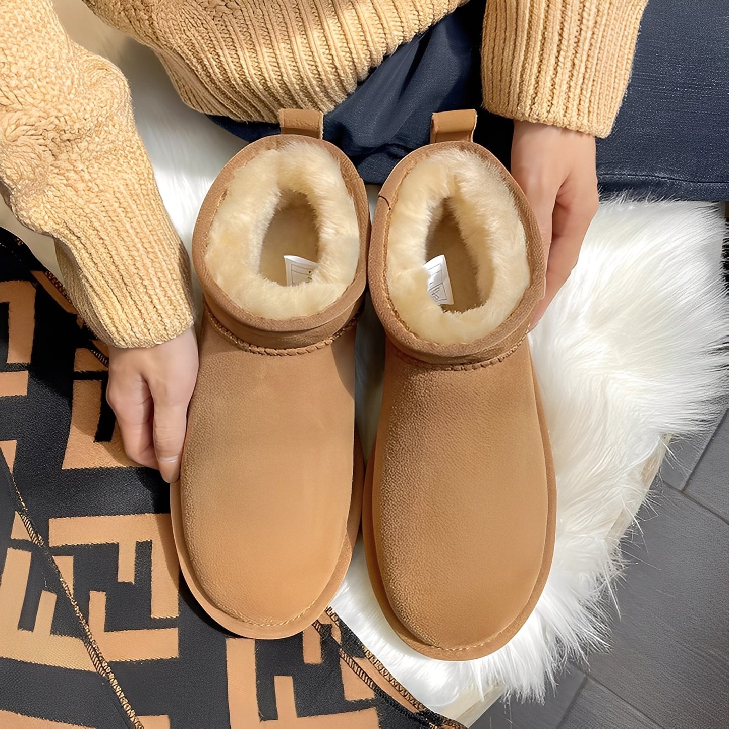Rozanne - Komfortable kleine Damen-Winterstiefel