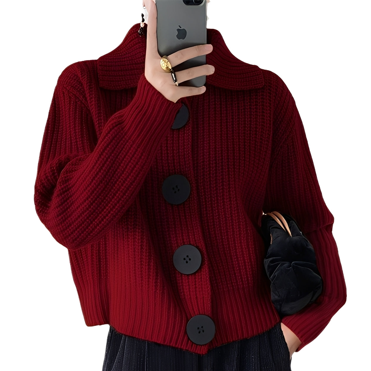 Alexus - Gemütlicher Damen-Cardigan mit Knöpfen