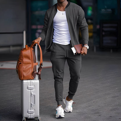 Dillon - Einfaches Herren-Set aus Jacke und Hose