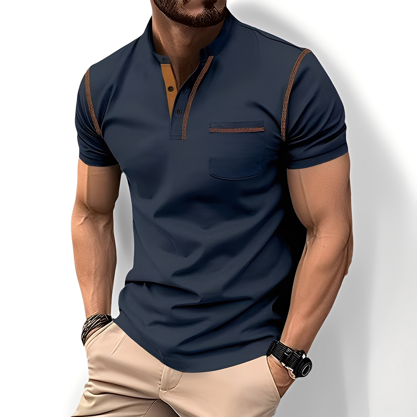 Brandon - Schickes, bequemes Herren-Poloshirt