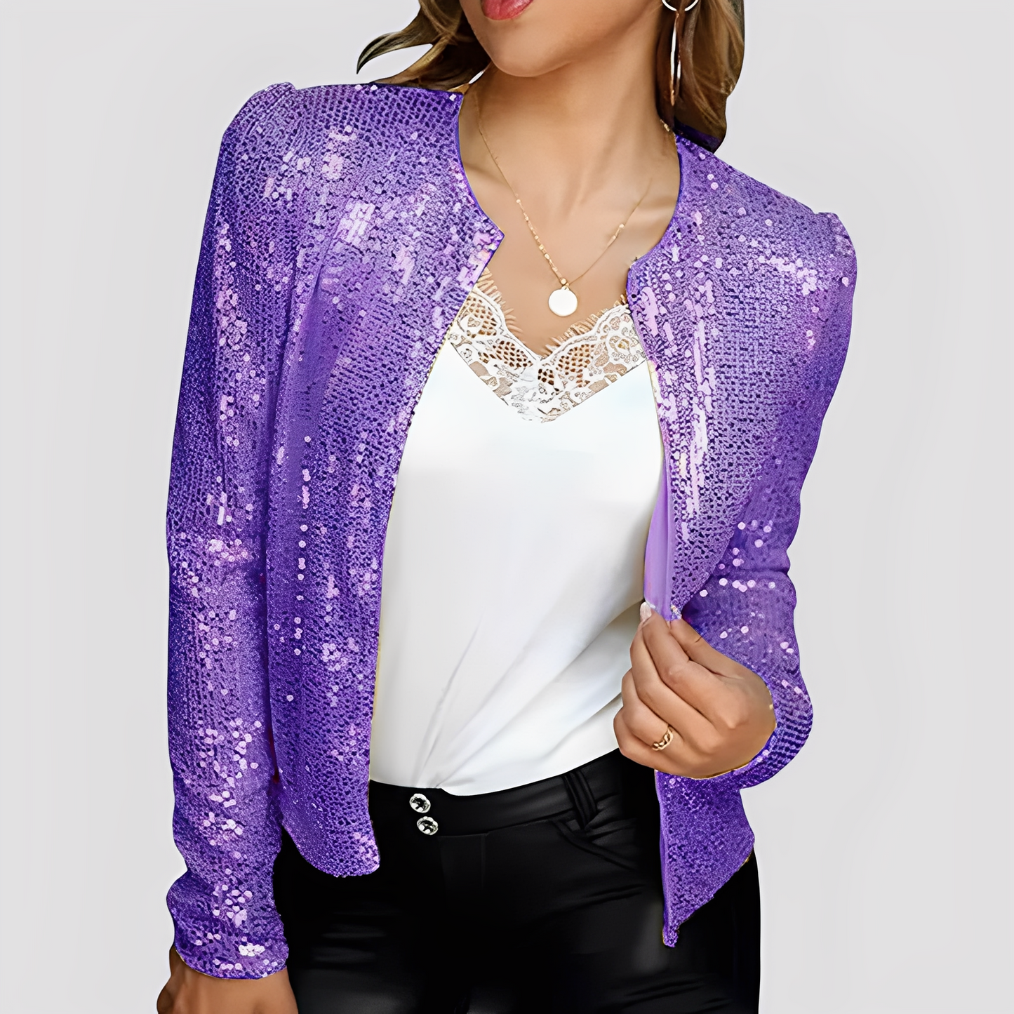 Shannen - Eleganter Damenblazer mit Glanz