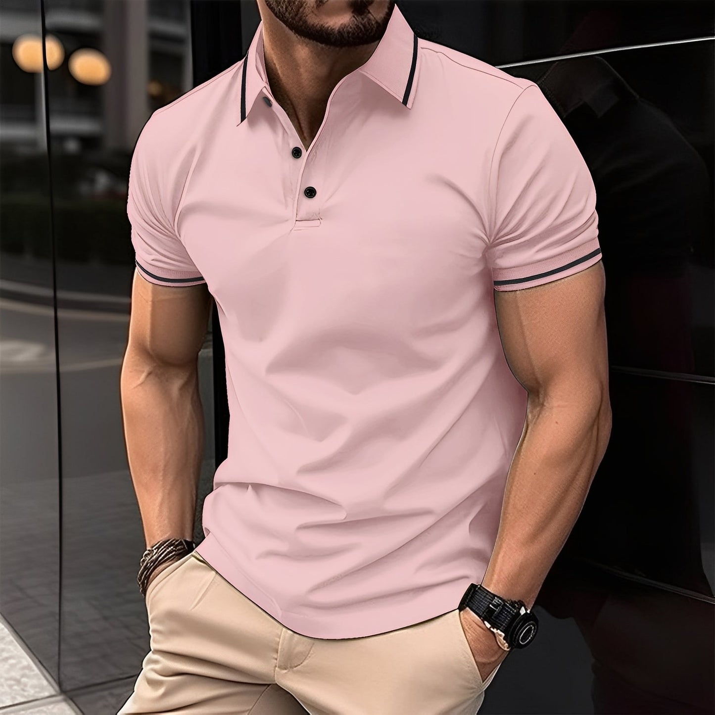 Mervyn - Bequeme, kurzärmelige Herren-Sport-Shirts