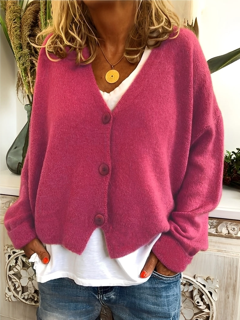 Deena - Kuscheliger, lässiger und wärmerer Damen-Cardigan