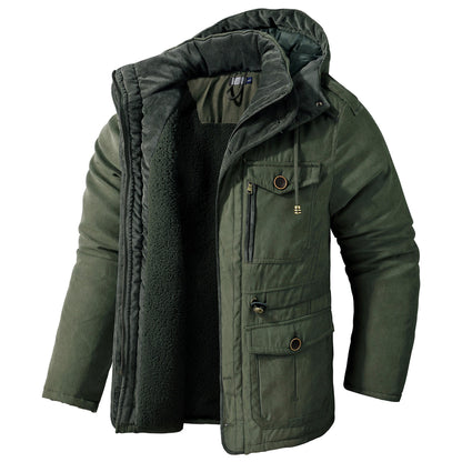 Daren - Bequeme Herrenjacke mit Kapuze