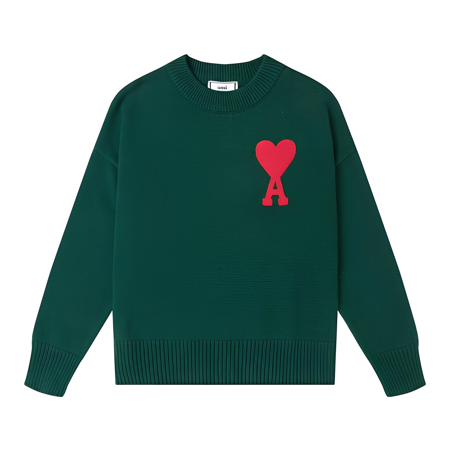 Darden - Einfacher Herrenpullover mit Herzmotiv