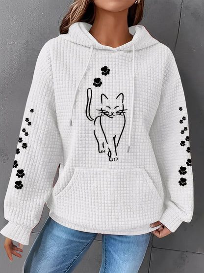 Berenice - Bedrucktes Damen-Hoodie für Gemütlichkeit
