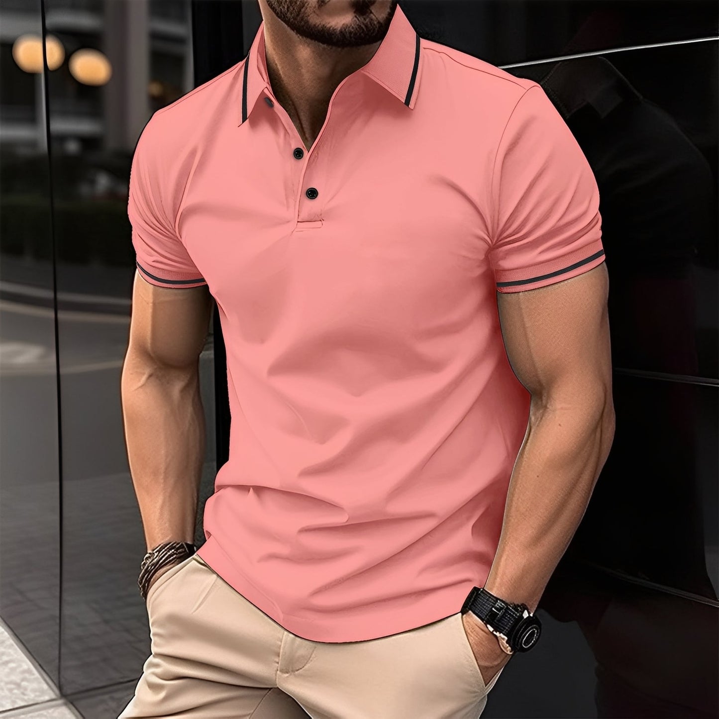 Mervyn - Bequeme, kurzärmelige Herren-Sport-Shirts