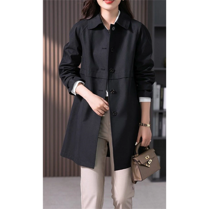 Elise – Kurzer Trenchcoat mit einem Knopf