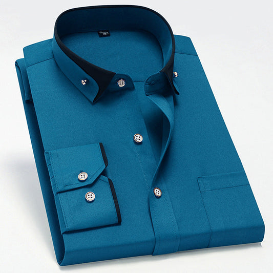 Tanner - Komfortables Herren-Langarmhemd mit Tasche