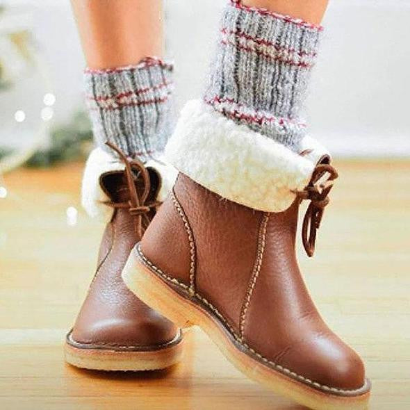 Asami - Wasserdichte Damenstiefel mit Wollfutter