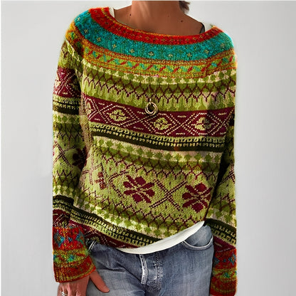 Christiana - Klassischer Damenpullover mit Muster