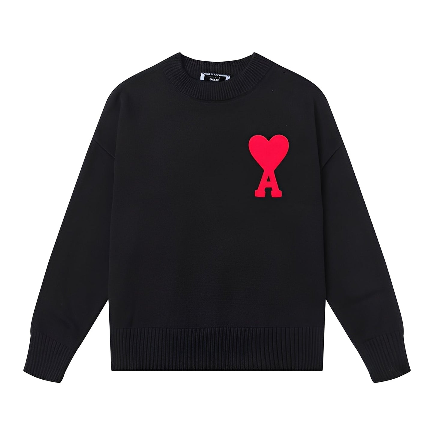 Darden - Einfacher Herrenpullover mit Herzmotiv