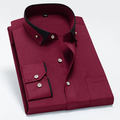 Tanner - Komfortables Herren-Langarmhemd mit Tasche