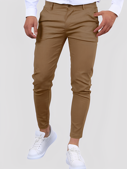 Shelton - Komfortable, dehnbare Herrenhose mit schmalem Schnitt