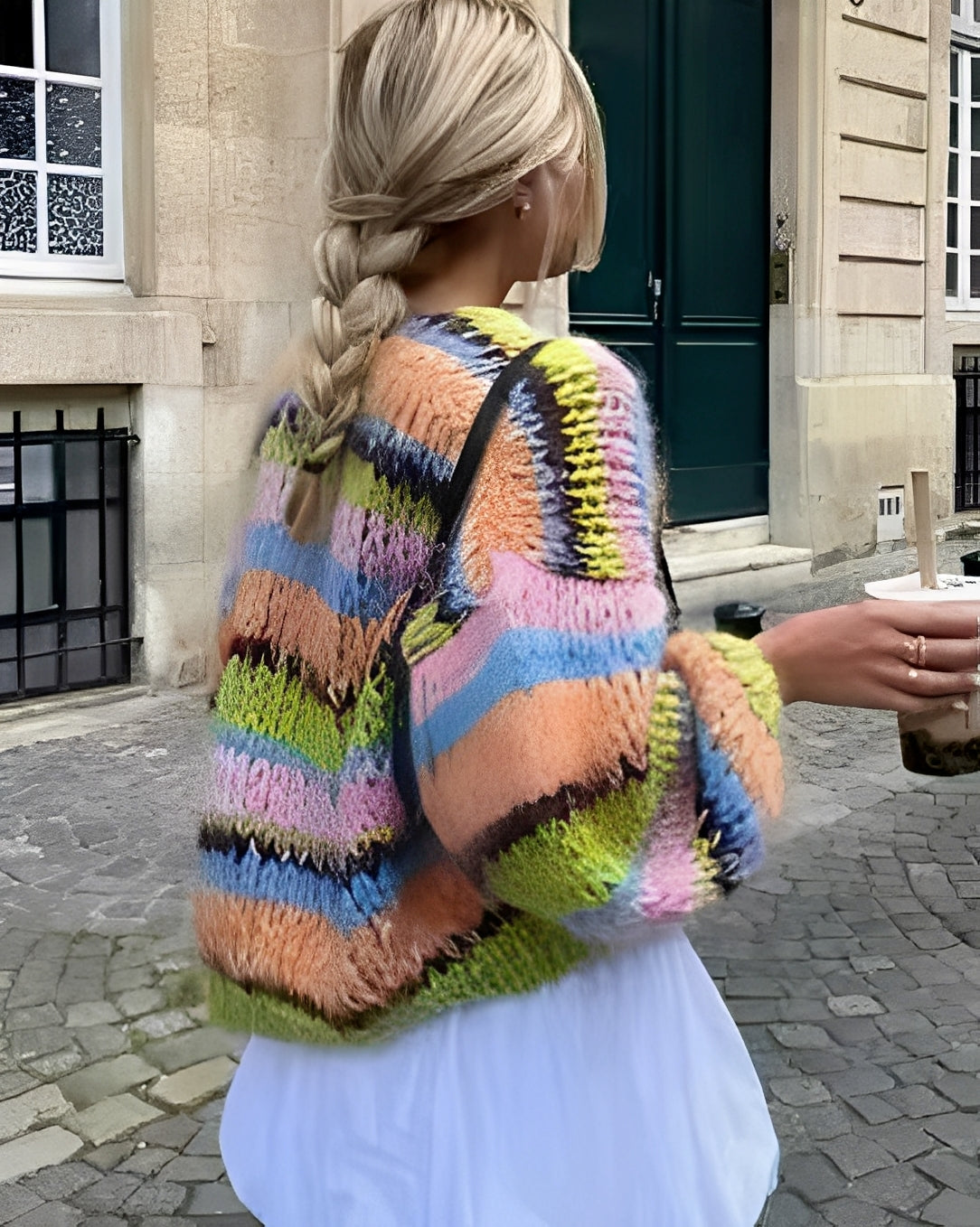 Marlee - Damenpullover mit bunten Streifen