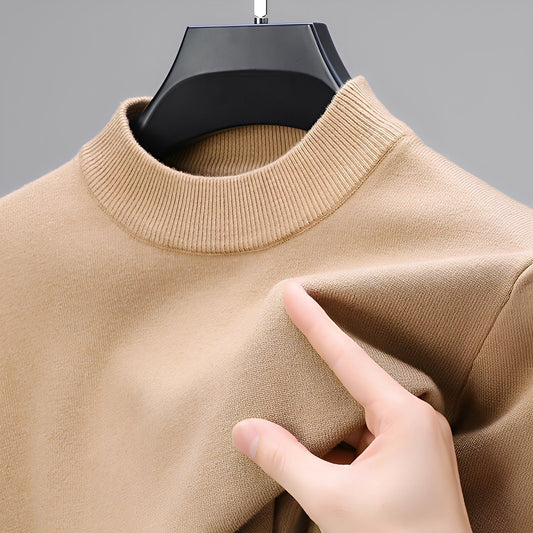 Davis - Gemütlicher Kaschmirpullover mit Saum für Männer