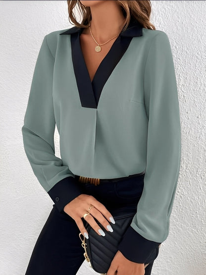 Katheryn - Leichte, bequeme Damenbluse mit lockerer Passform