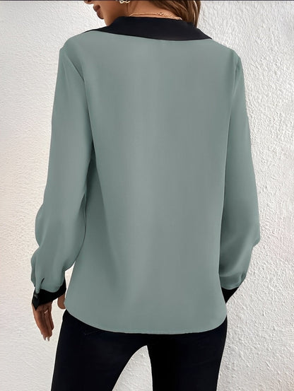Katheryn - Leichte, bequeme Damenbluse mit lockerer Passform