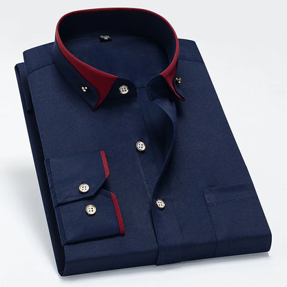 Tanner - Komfortables Herren-Langarmhemd mit Tasche