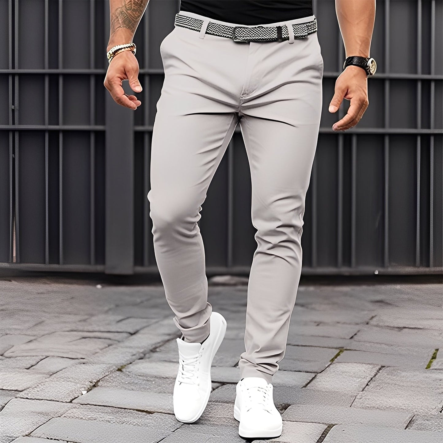 Raphael - Modische, eng geschnittene Herrenhose