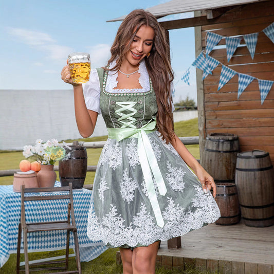 Malani - Festliches Damen-Dirndl mit Spitze