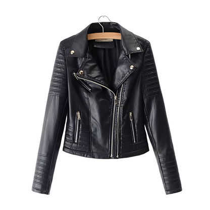 Cherie - Moderne, schmale Damenlederjacke