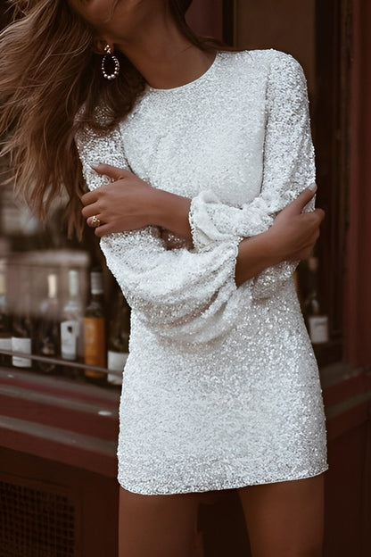 Cheyanne - Elegantes, glänzendes enges Damenkleid