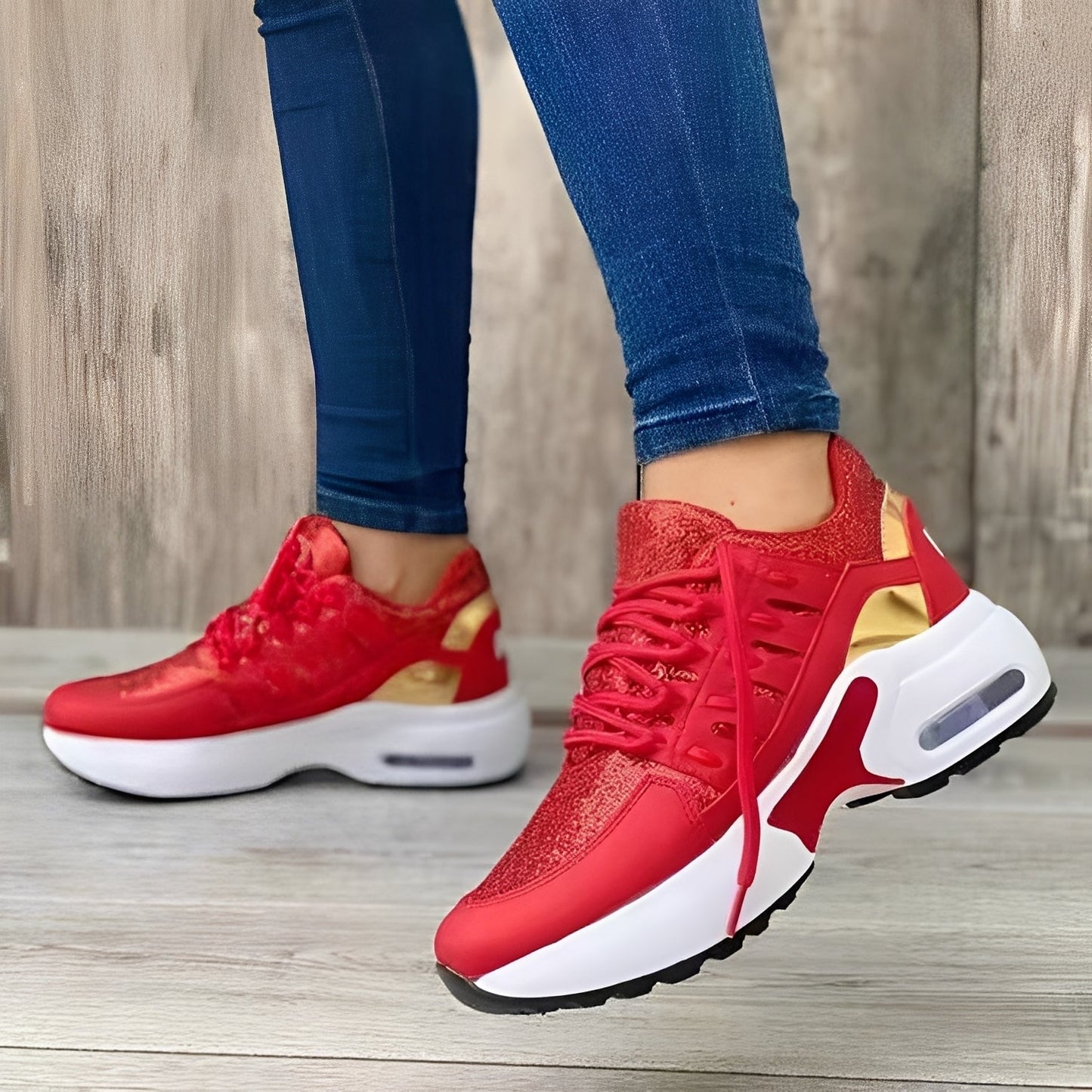 Evaline - Bequeme Damensneaker aus Mesh