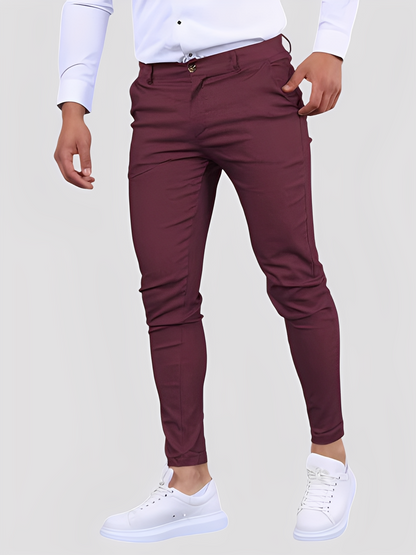 Shelton - Komfortable, dehnbare Herrenhose mit schmalem Schnitt
