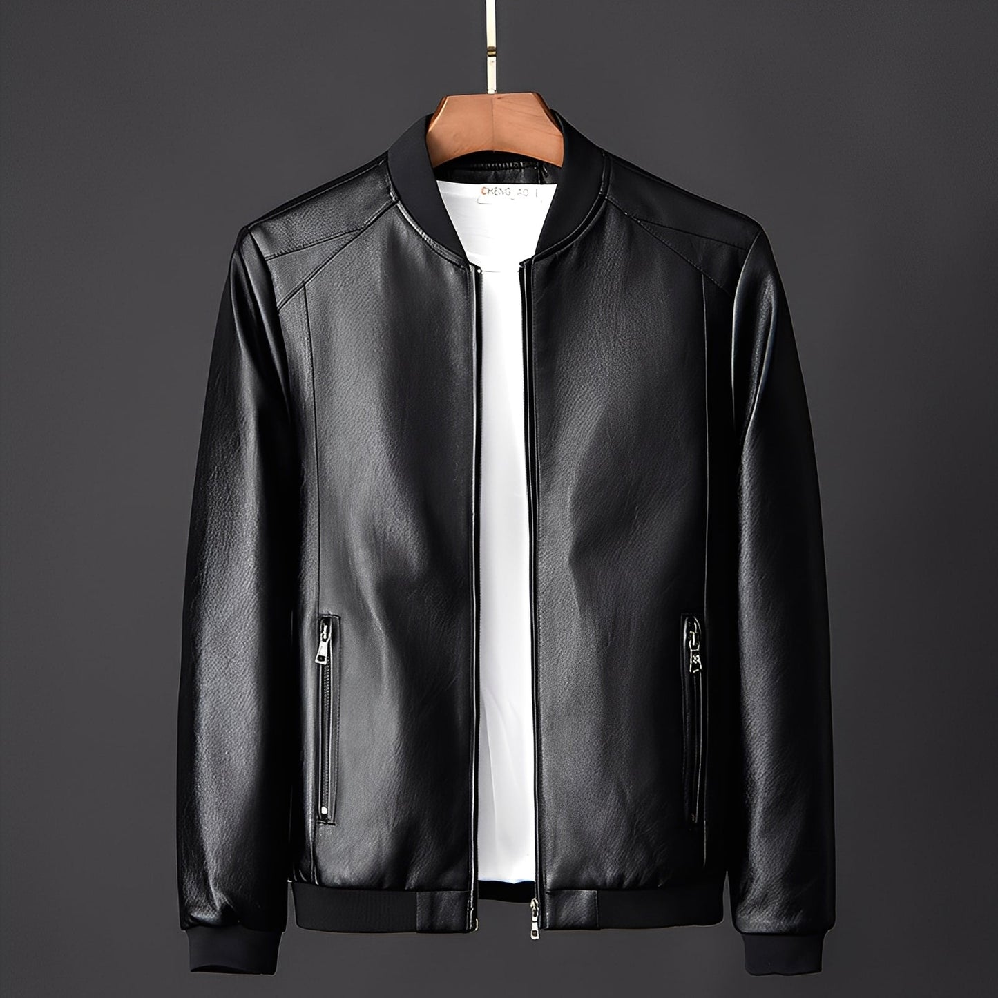 Jeremy - Coole Herren-Biker-Lederjacke