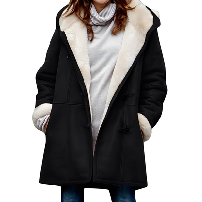 Madilyn - Damenfreizeitdufflecoat mit Kapuze