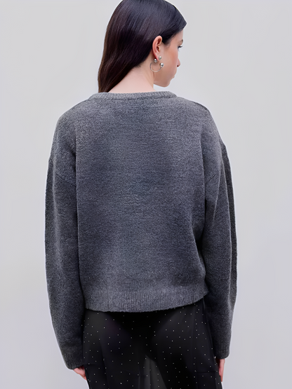 Luvenia - Komfortabler, warmer Damenpullover aus Polyester