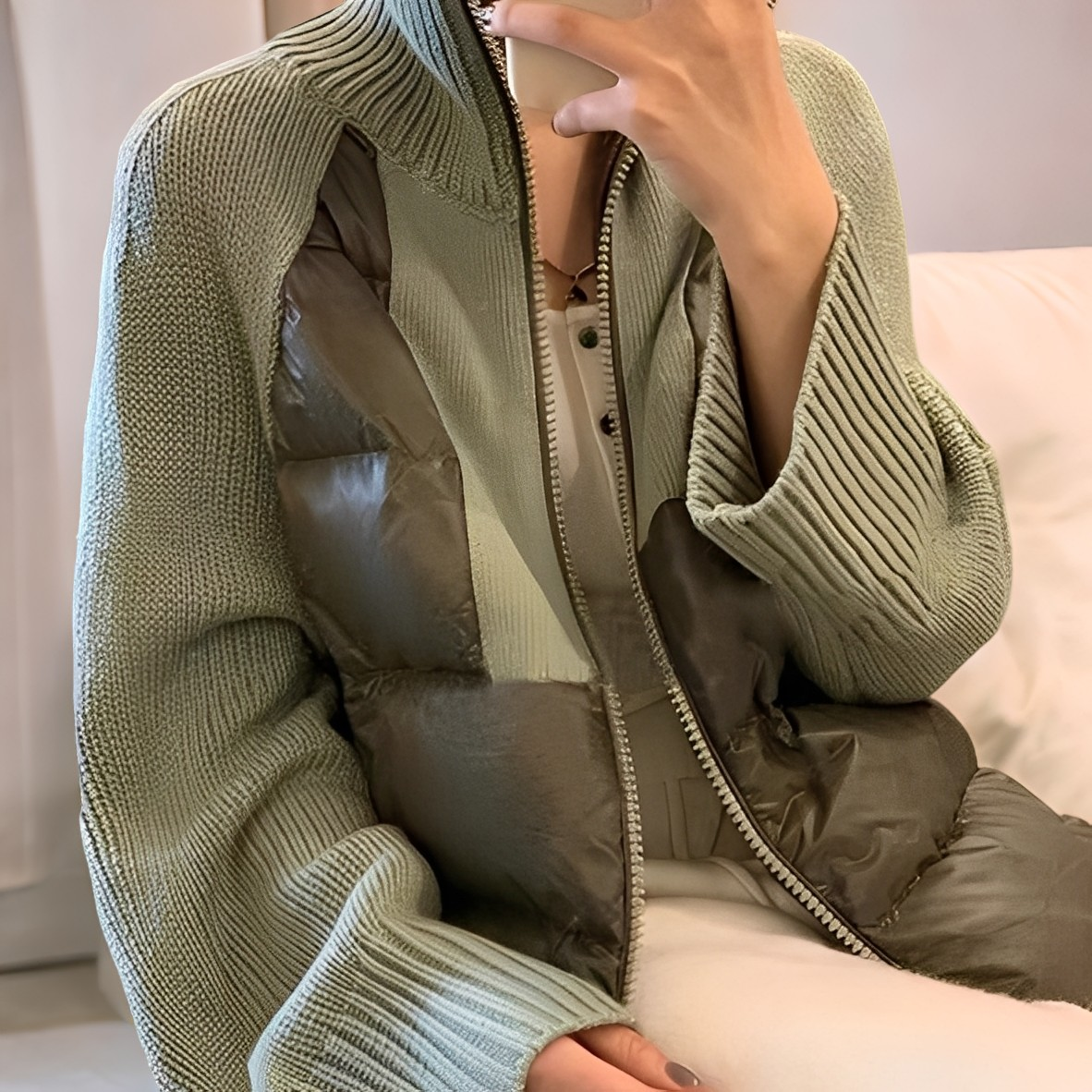 Harley - Gemütliche Strickjacke mit Reißverschluss für Damen