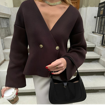Anjelica - Eleganter und lässiger Damen-Strickcardigan