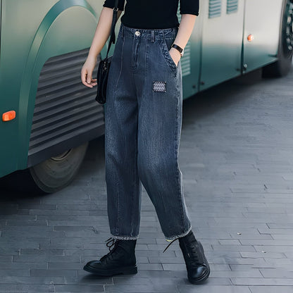 Shirlee - Trendige Damenjeans mit hohem Bund