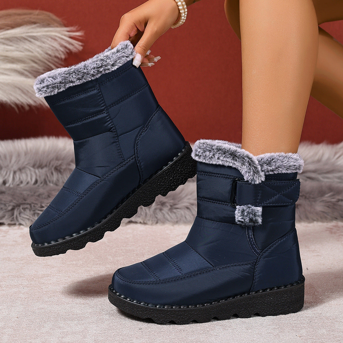 Denise - Bequeme, wasserdichte Damen-Winterstiefel