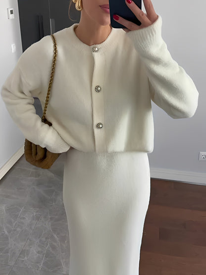 Cecilia - Schickes Set aus Jacke und Rock für Damen