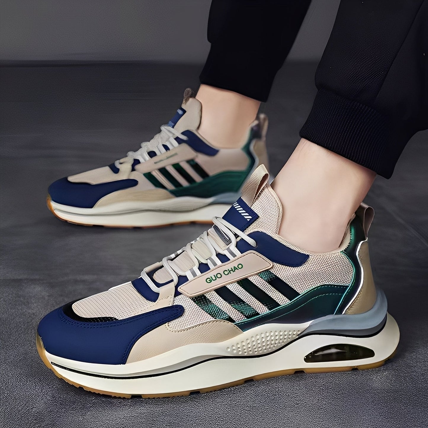 Hector - modische, luftdurchlässige Herren-Sneaker