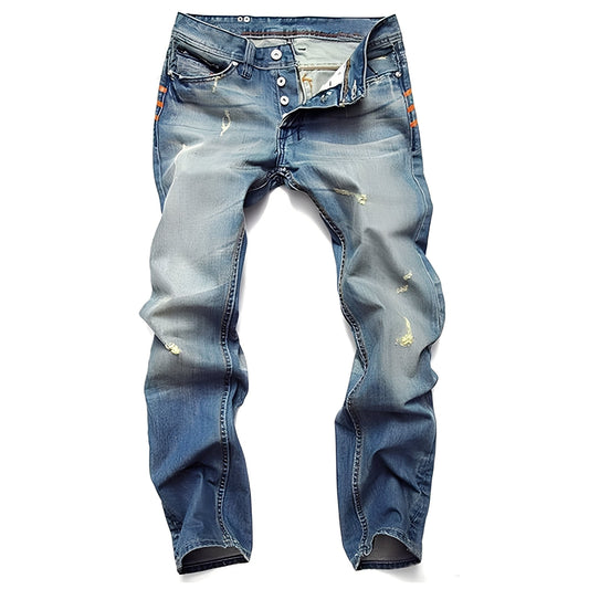 Kaleb - Klassische Jeans mit Beschädigungen für Herren
