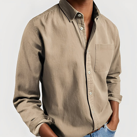 Tanner - Herren-Casual-Shirt mit Tasche