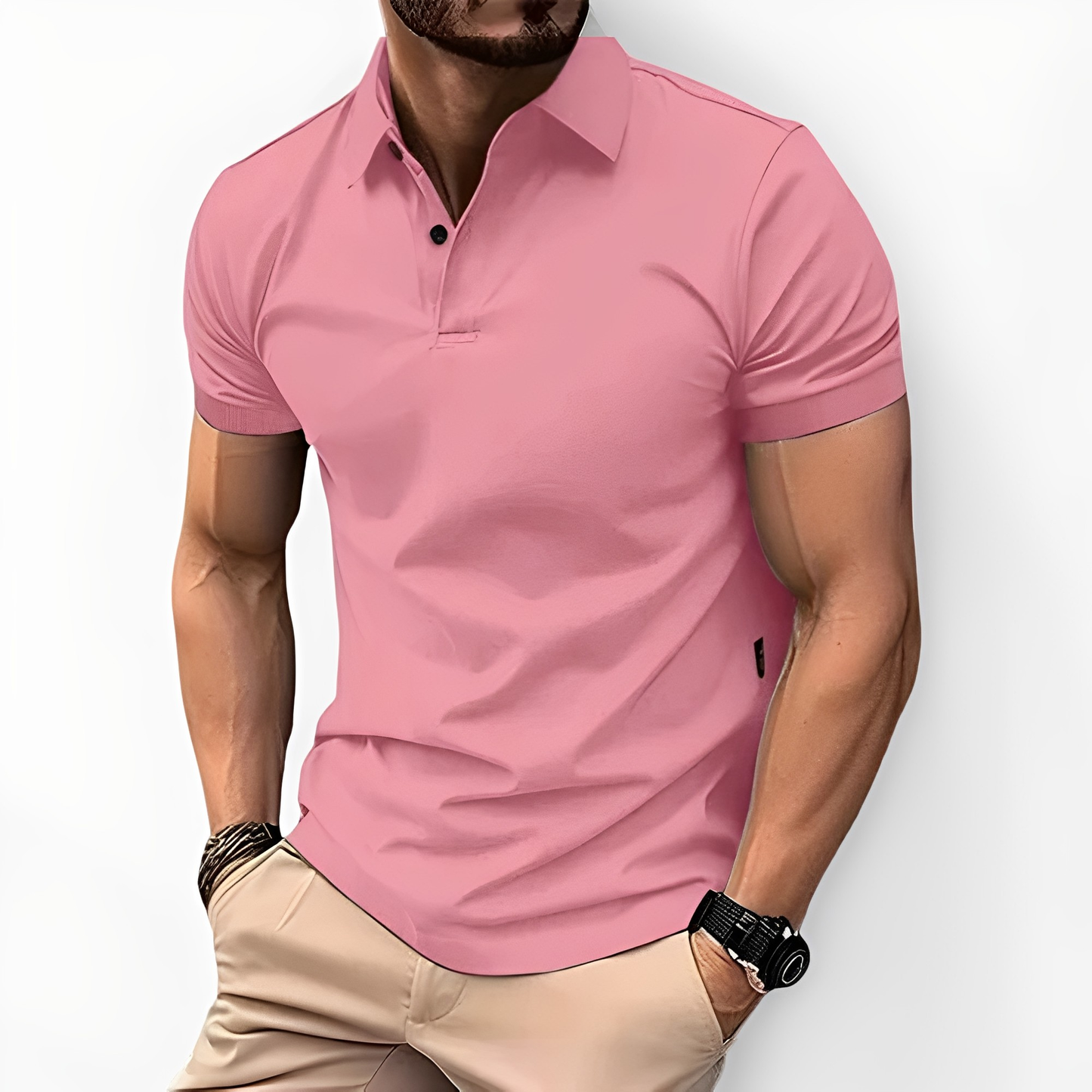 Deacon - Komfortables Herren-Poloshirt mit kurzen Ärmeln